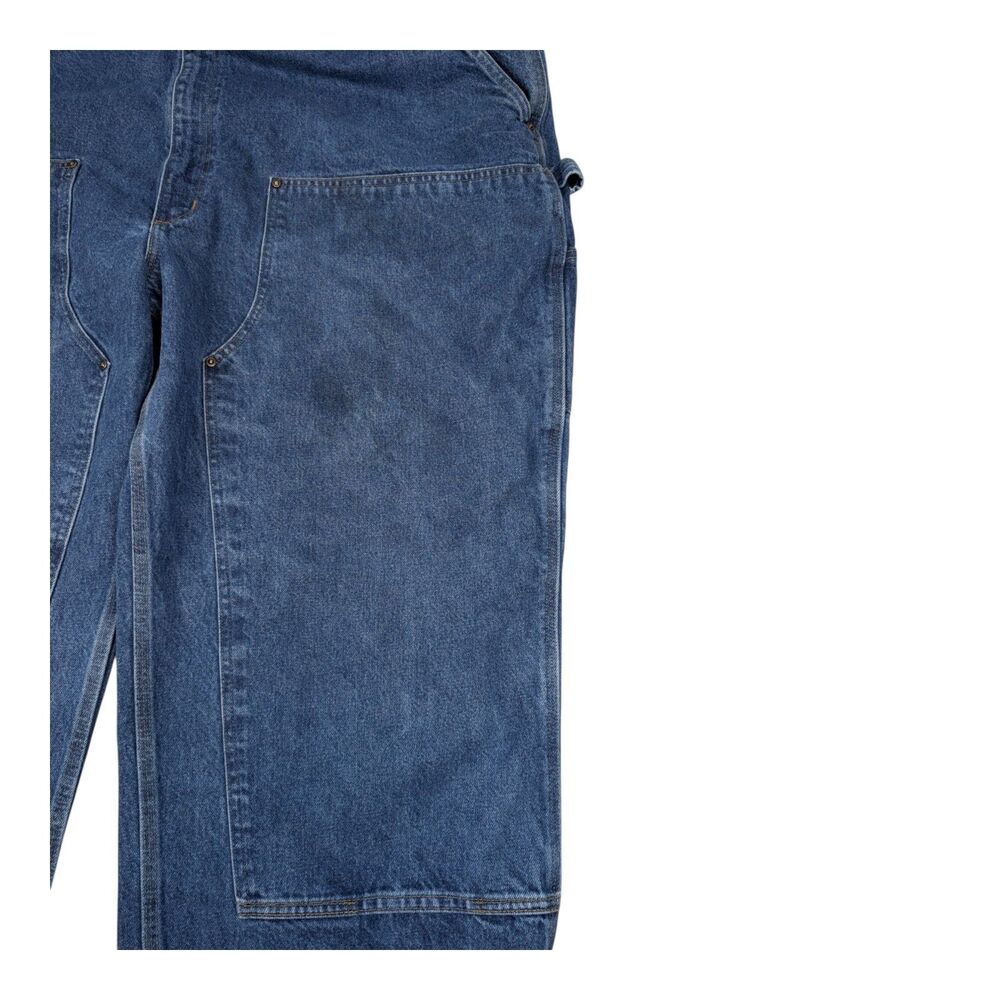 Carhartt B73 DST Double Knee Blue Jeans 50x32 Loose Fit Dungaree‎ - Picture 6 of 13